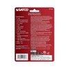Satco 5.5-Watt B11 LED - Clear - Candelabra Base - 3000K - 500 Lumens - 120 Volts, 2PK S21828
